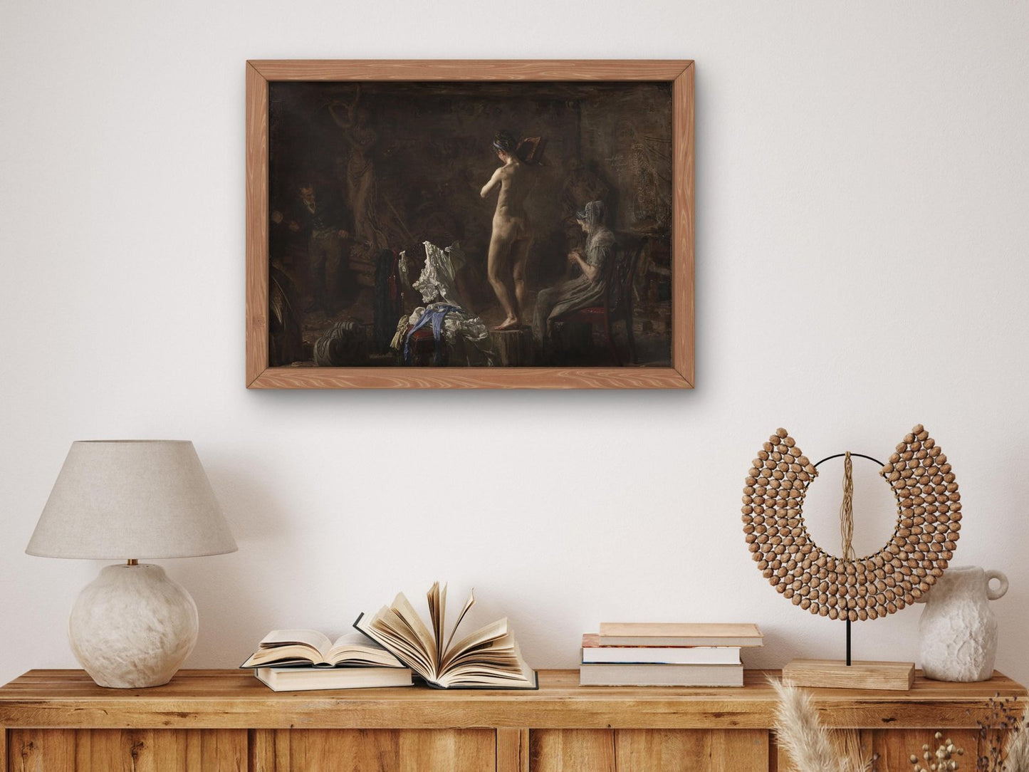 William Rush Carving His Allegorical Figure of the Schuylkill River by Thomas Eakins, 1876, Realism and Naturalism, fine art print