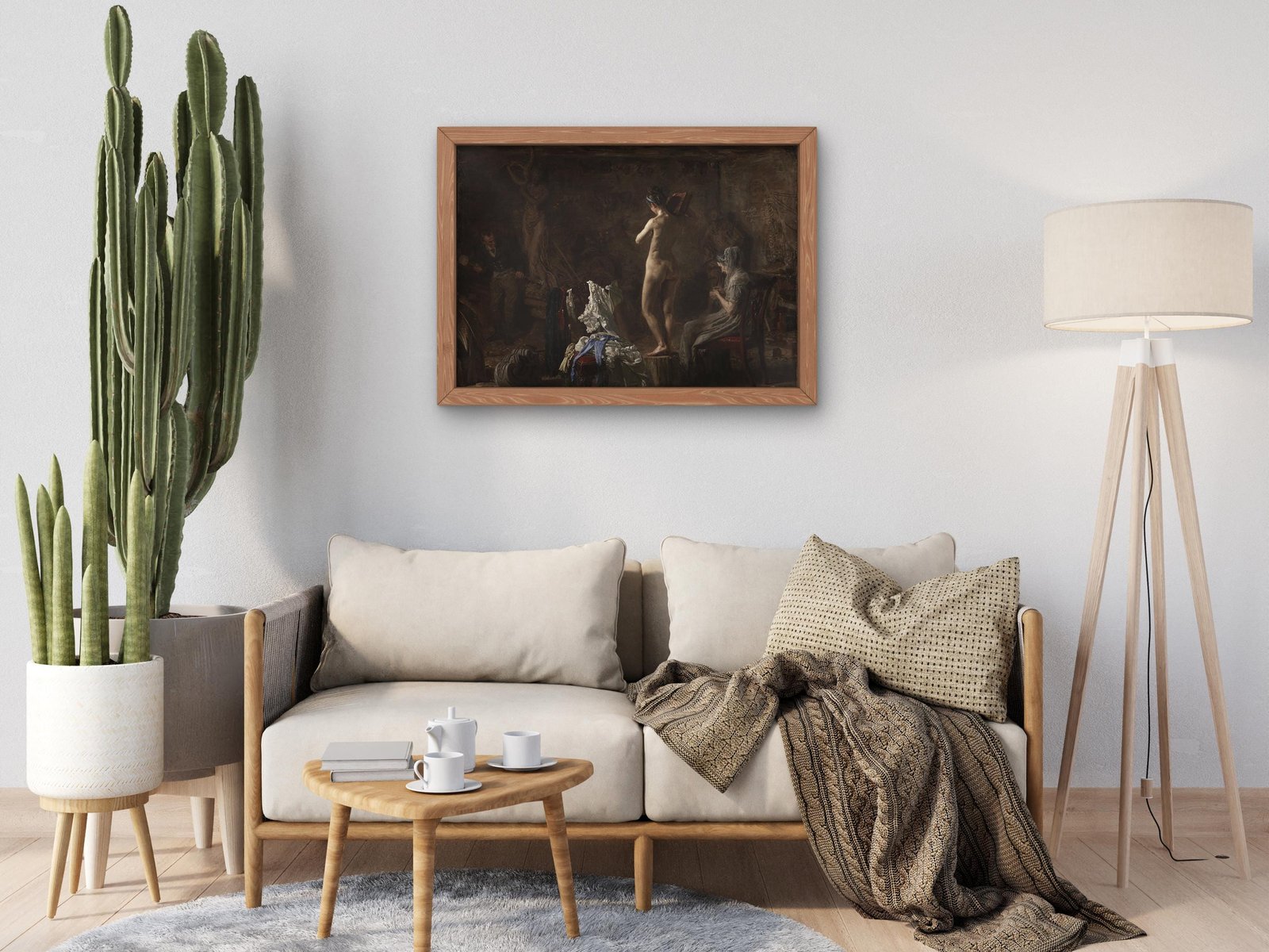 William Rush Carving His Allegorical Figure of the Schuylkill River by Thomas Eakins, 1876, Realism and Naturalism, fine art print