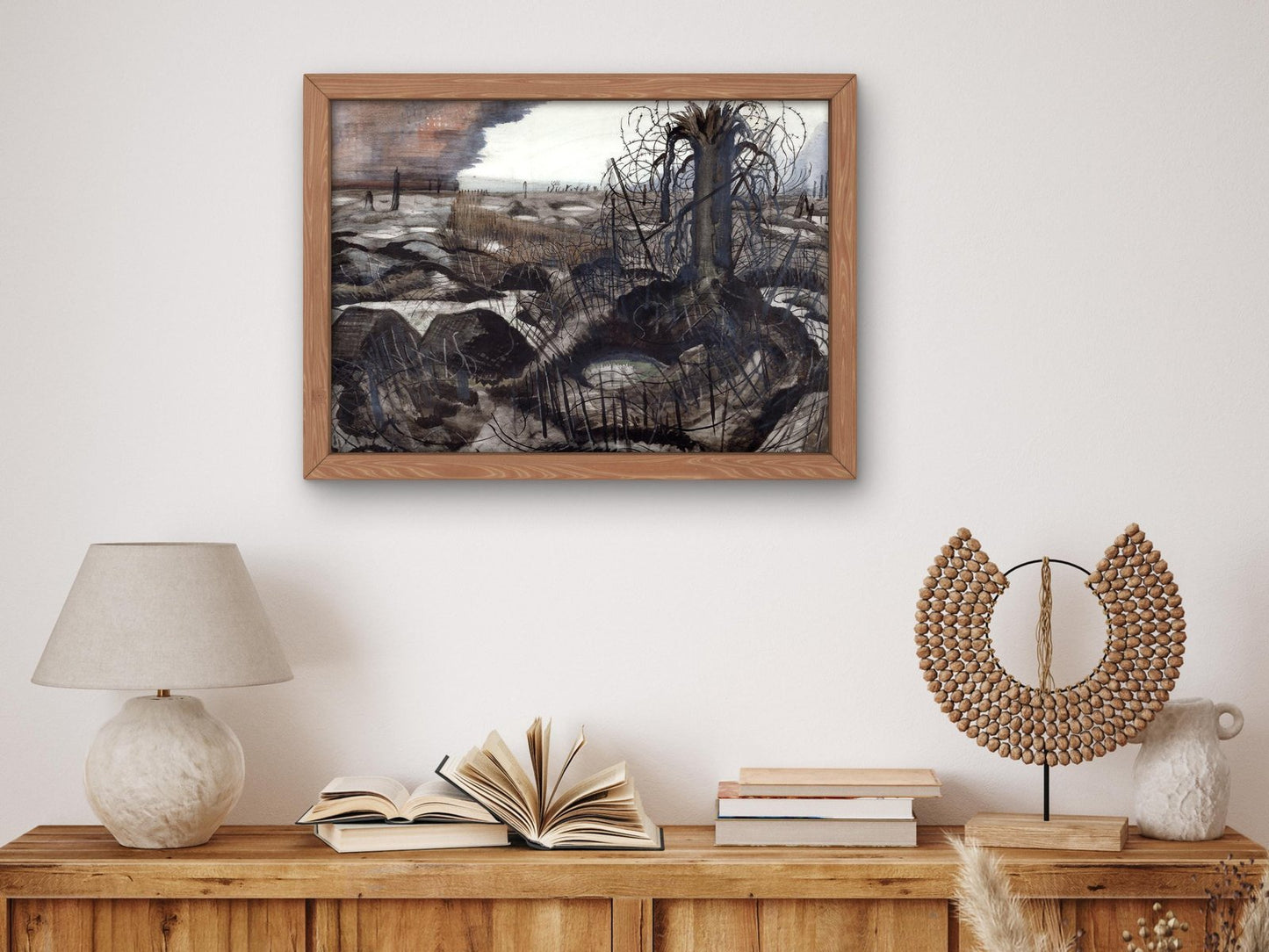 Wire by Paul Nash, 1918, Cubism and Abstract Art, fine art print