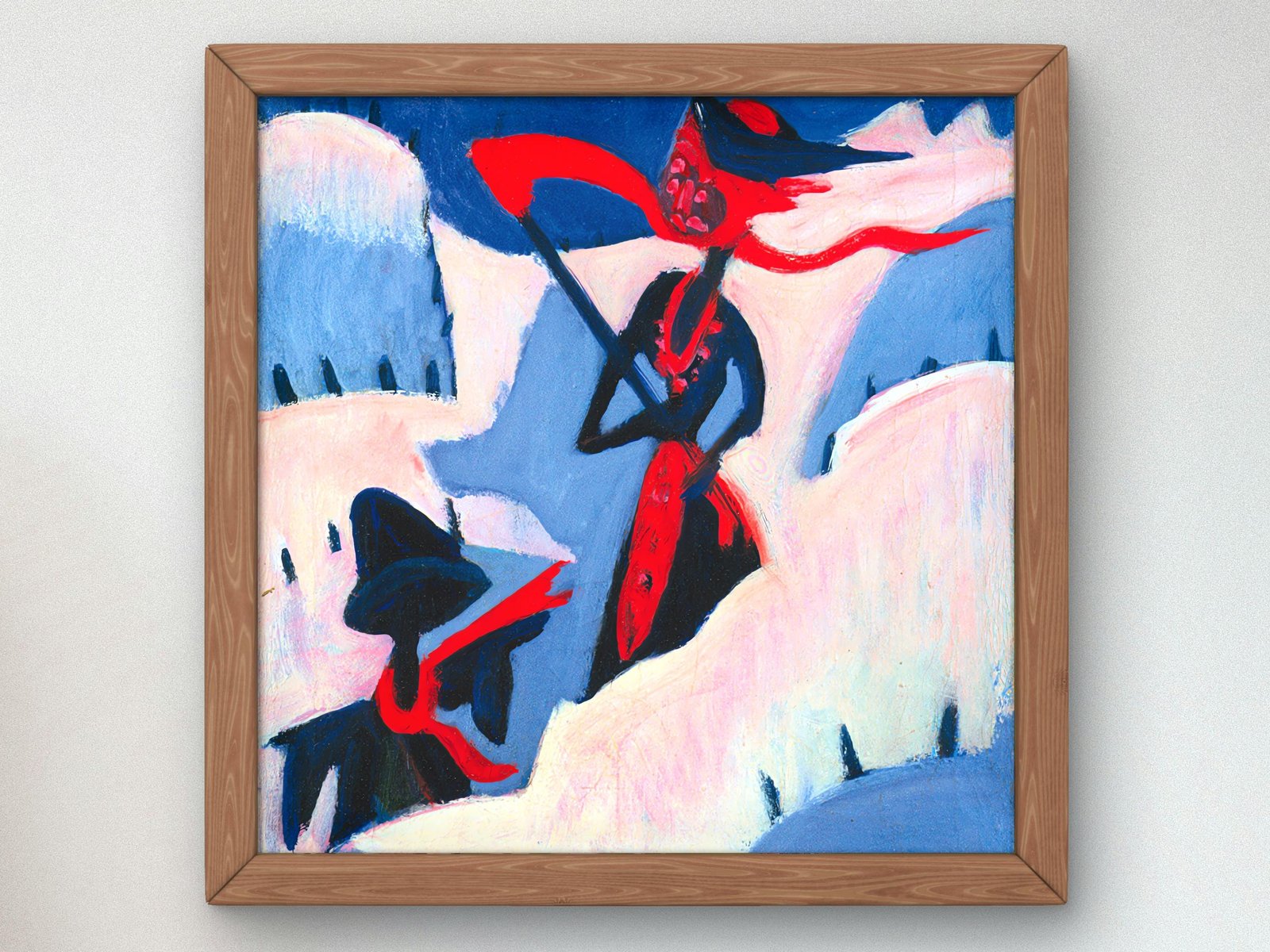 Artwork by Ernst Ludwig Kirchner, 1932, Expressionism and Fauvism, fine art print