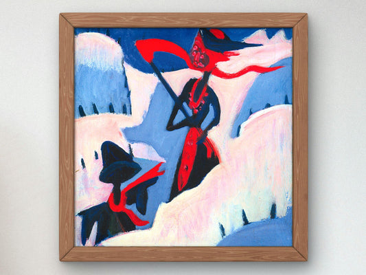 Artwork by Ernst Ludwig Kirchner, 1932, Expressionism and Fauvism, fine art print