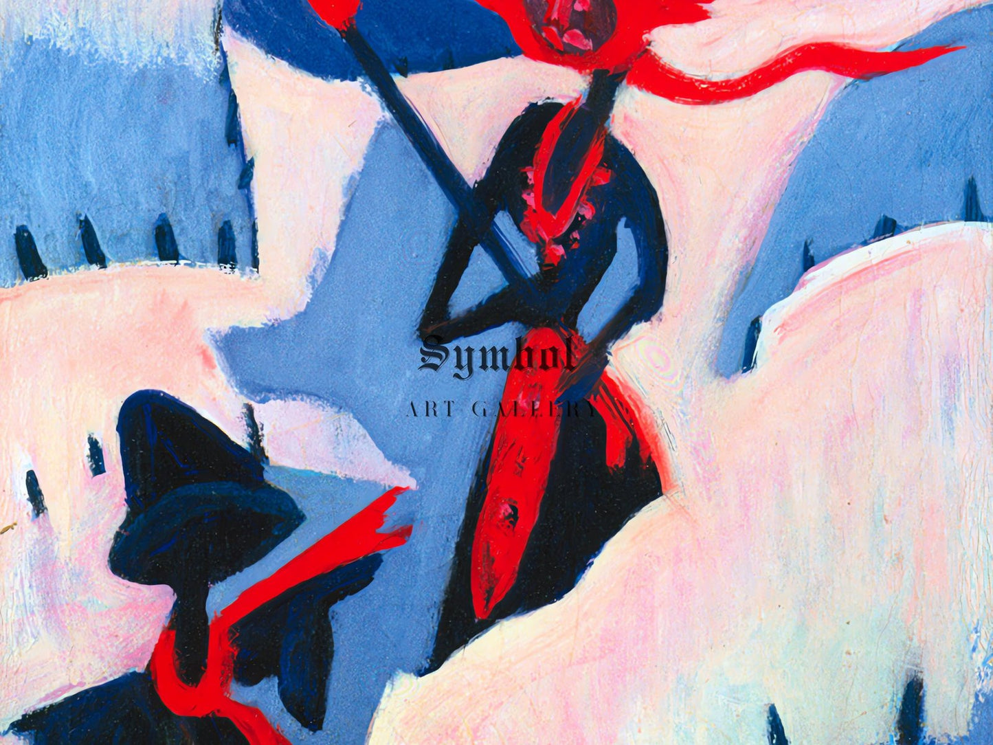 Artwork by Ernst Ludwig Kirchner, 1932, Expressionism and Fauvism, fine art print