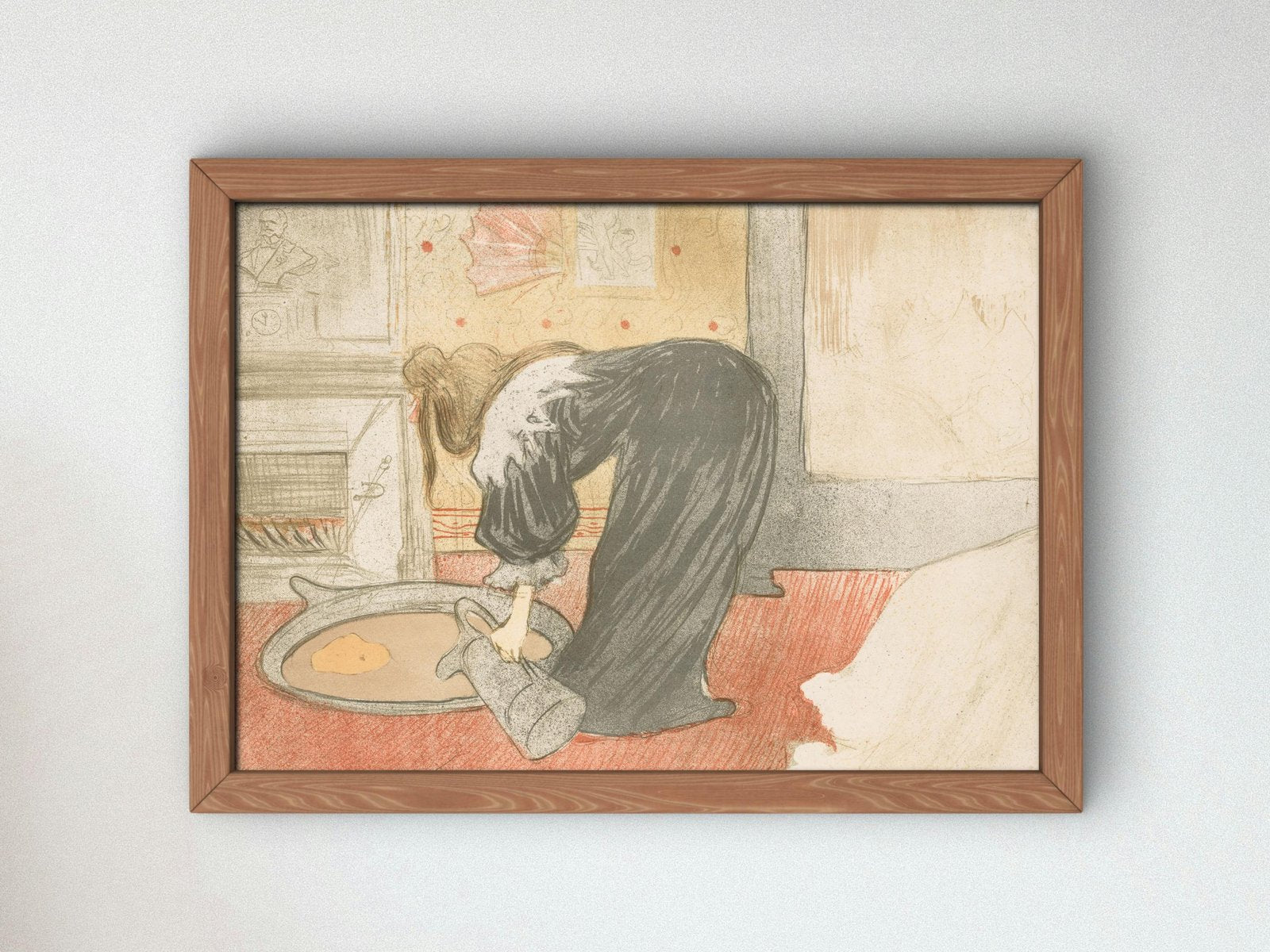 Woman at the Tub by Henri de Toulouse-Lautrec, 1896, Art Nouveau and Belle Époque, fine art print