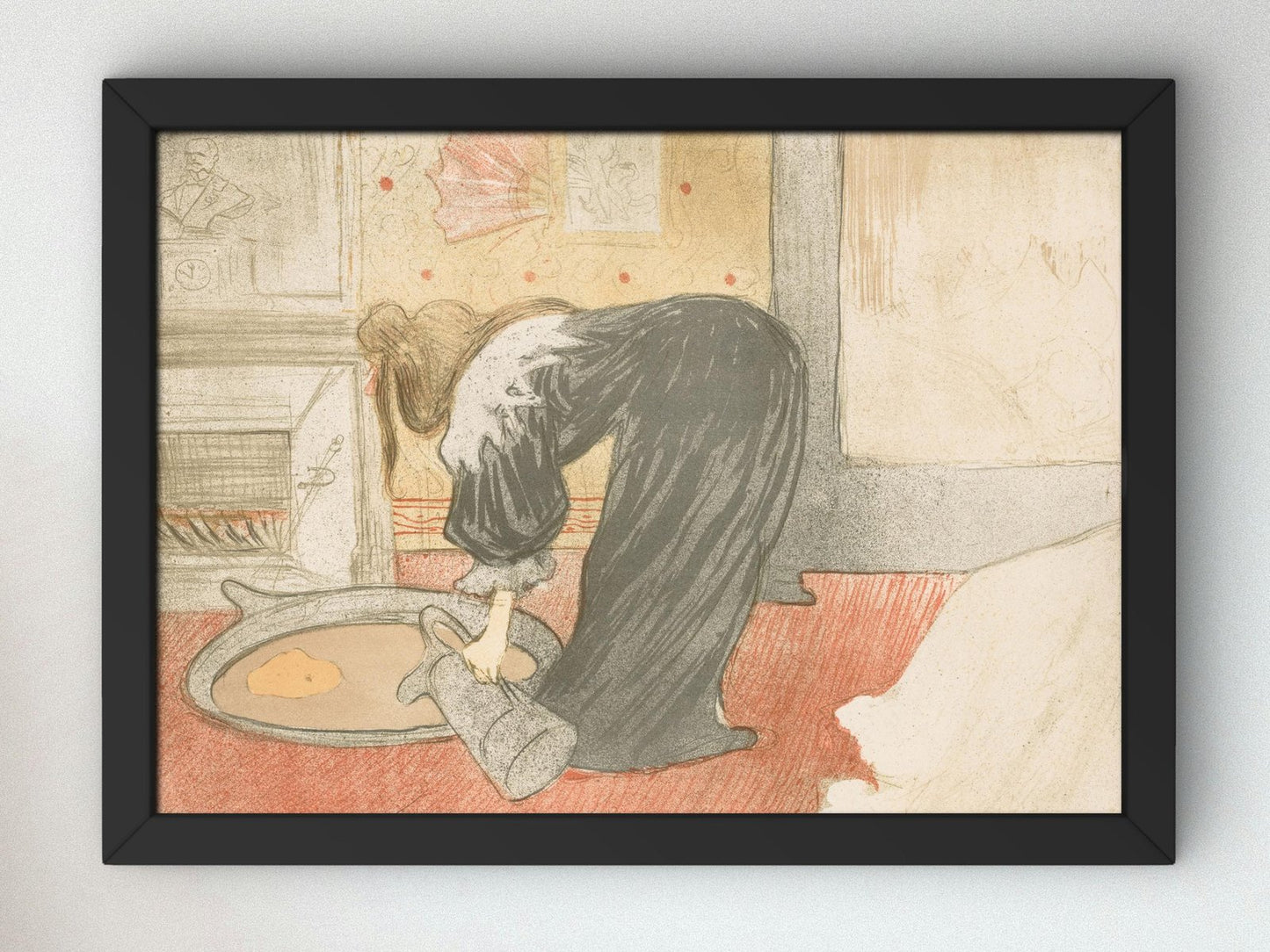 Woman at the Tub by Henri de Toulouse-Lautrec, 1896, Art Nouveau and Belle Époque, fine art print