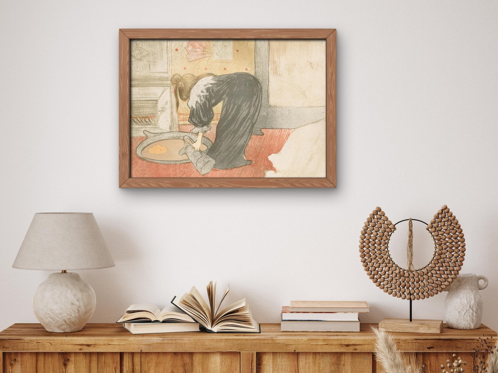 Woman at the Tub by Henri de Toulouse-Lautrec, 1896, Art Nouveau and Belle Époque, fine art print