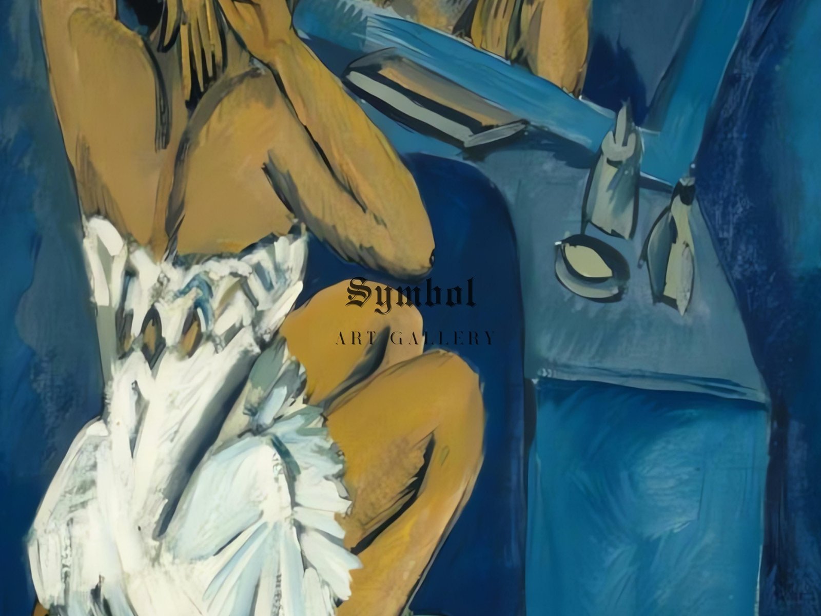 Woman Before the Mirror by Ernst Ludwig Kirchner, 1912, Expressionism and Fauvism, fine art print