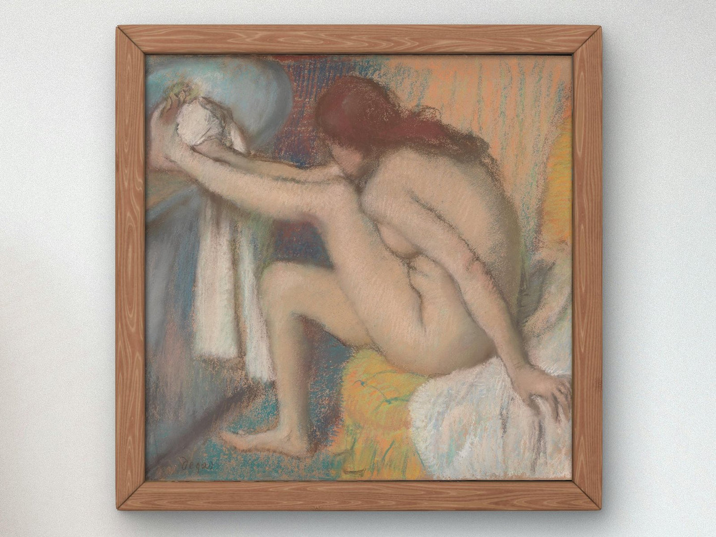 Woman Drying Her Foot by Edgar Degas, 1886, Impressionism, fine art print