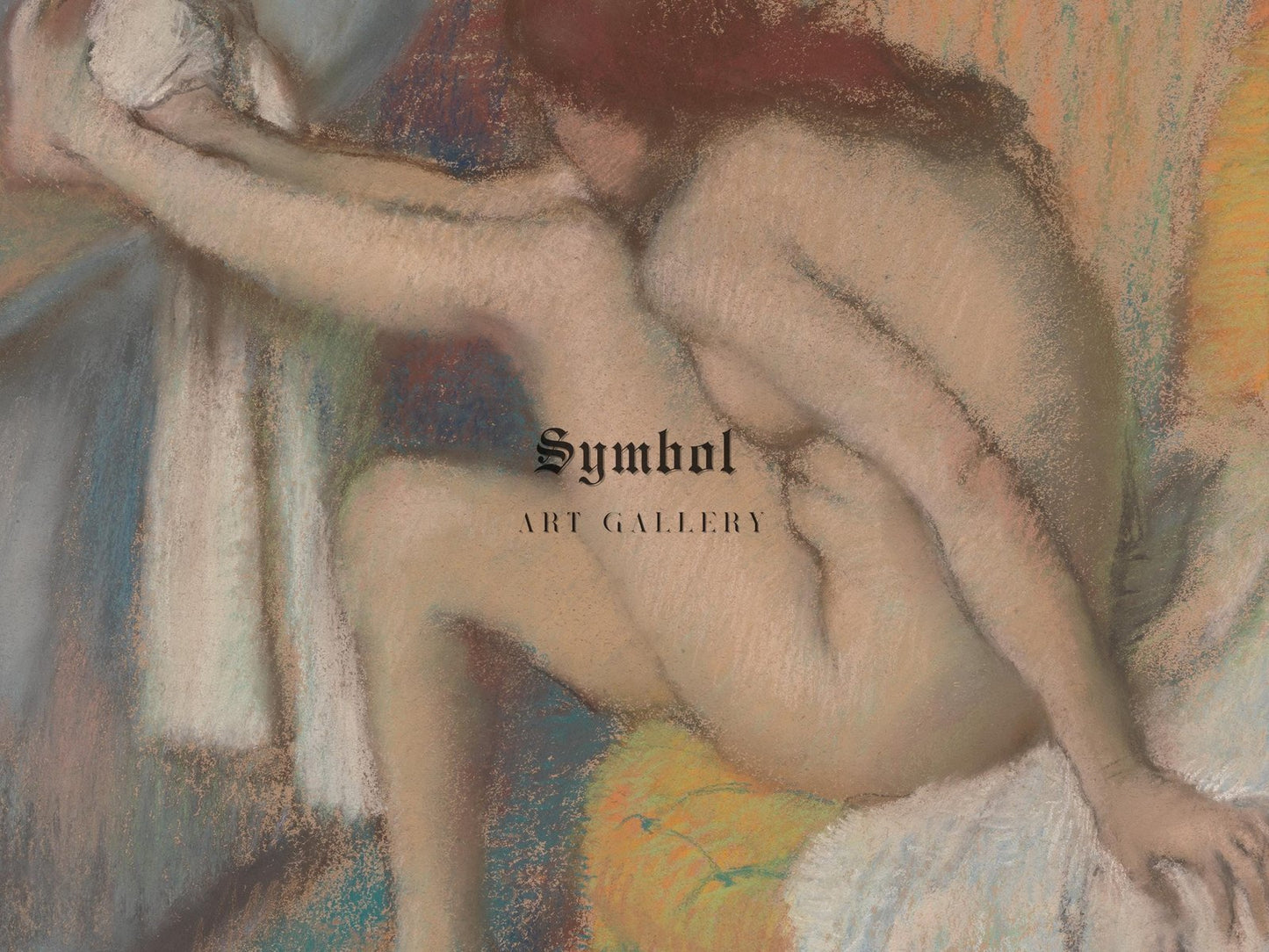Woman Drying Her Foot by Edgar Degas, 1886, Impressionism, fine art print