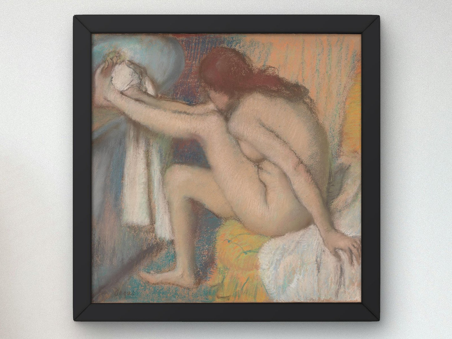 Woman Drying Her Foot by Edgar Degas, 1886, Impressionism, fine art print