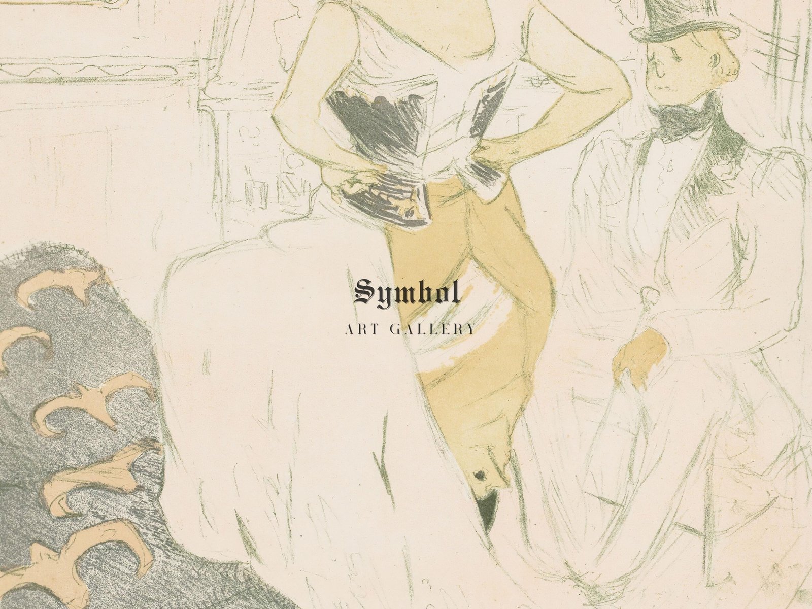 Woman in a Corset by Henri de Toulouse-Lautrec, 1896, Art Nouveau and Belle Époque, fine art print