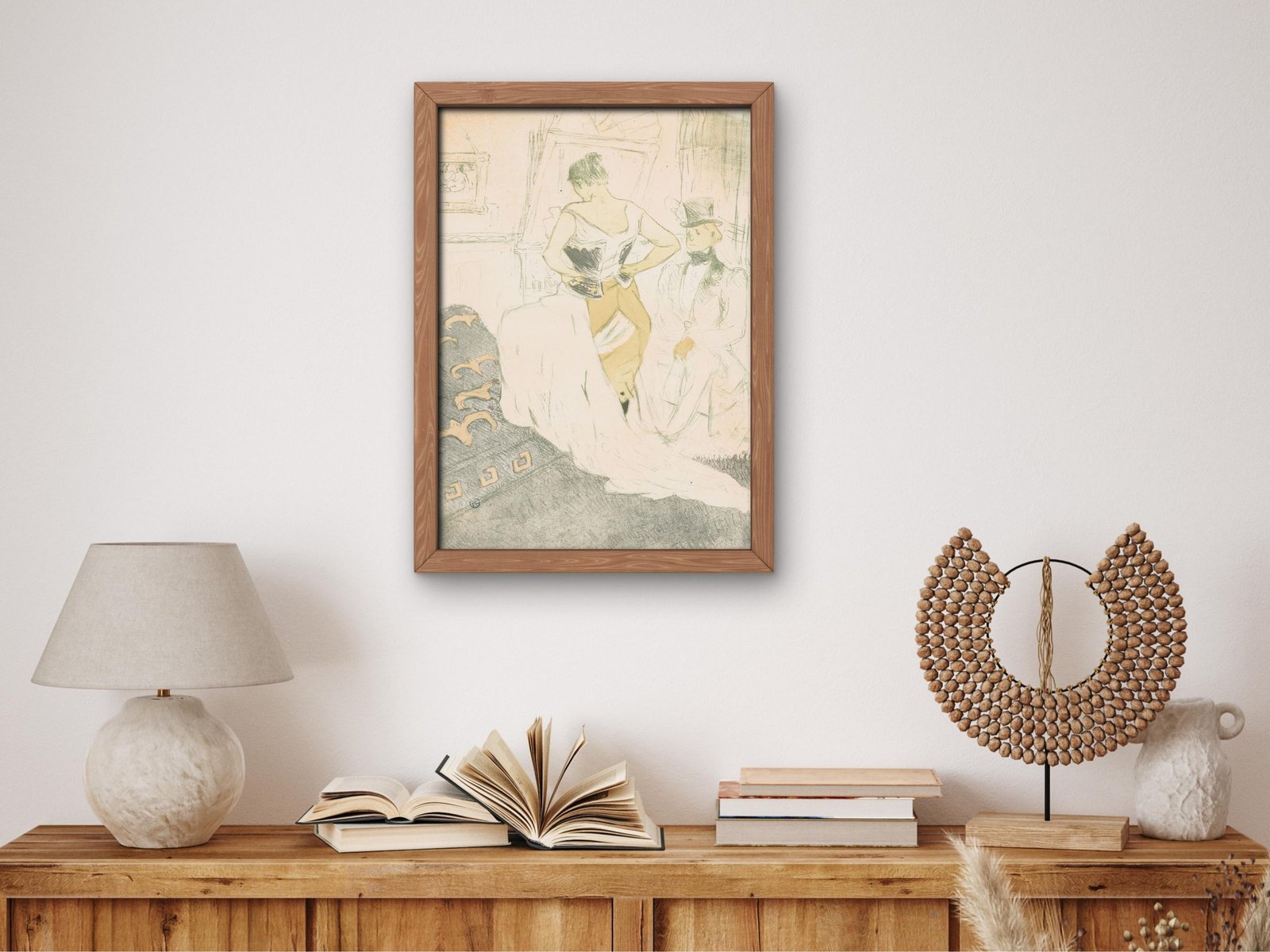 Woman in a Corset by Henri de Toulouse-Lautrec, 1896, Art Nouveau and Belle Époque, fine art print
