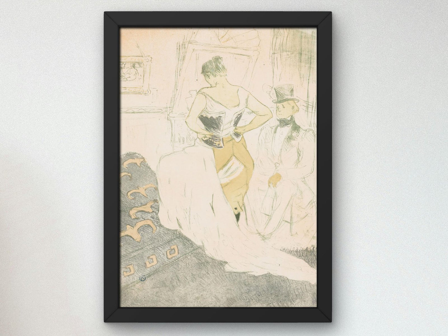 Woman in a Corset by Henri de Toulouse-Lautrec, 1896, Art Nouveau and Belle Époque, fine art print
