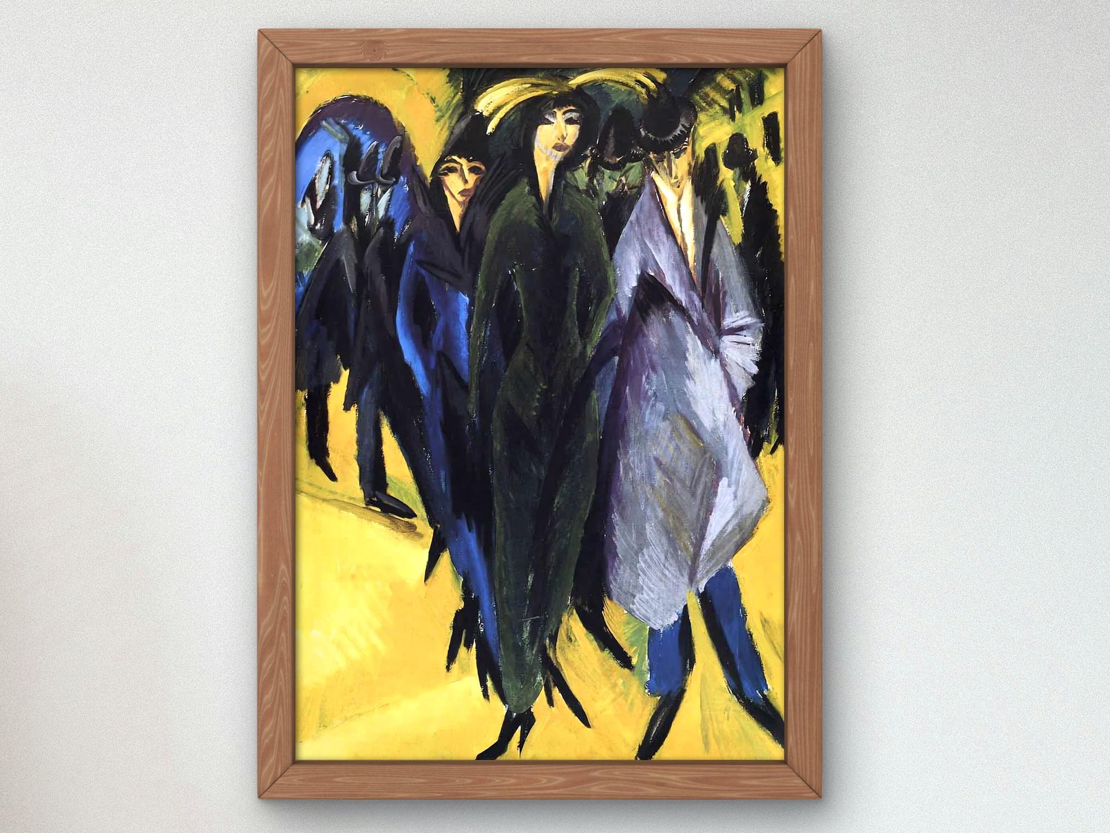 Woman in the Street by Ernst Ludwig Kirchner, 1919, Expressionism and Fauvism, fine art print