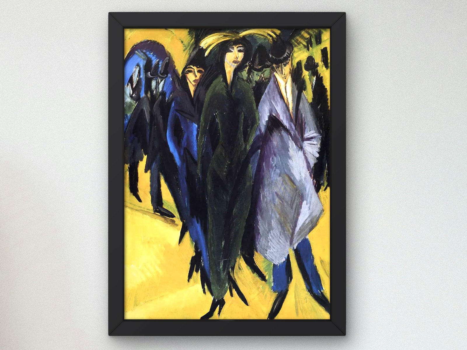 Woman in the Street by Ernst Ludwig Kirchner, 1919, Expressionism and Fauvism, fine art print