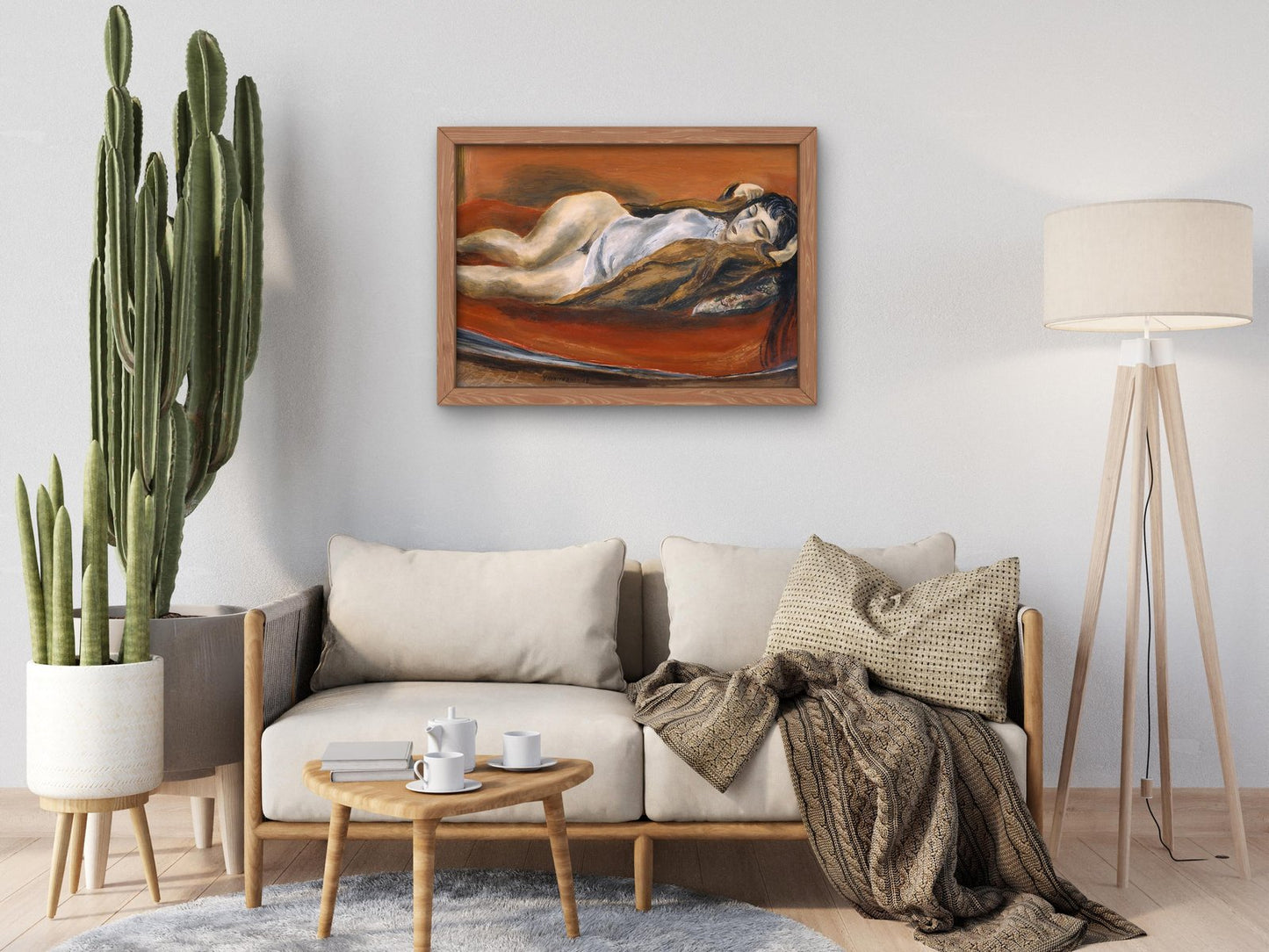 Woman Reclining by Yasuo Kuniyoshi, 1929, Art Deco and American Modernism, fine art print