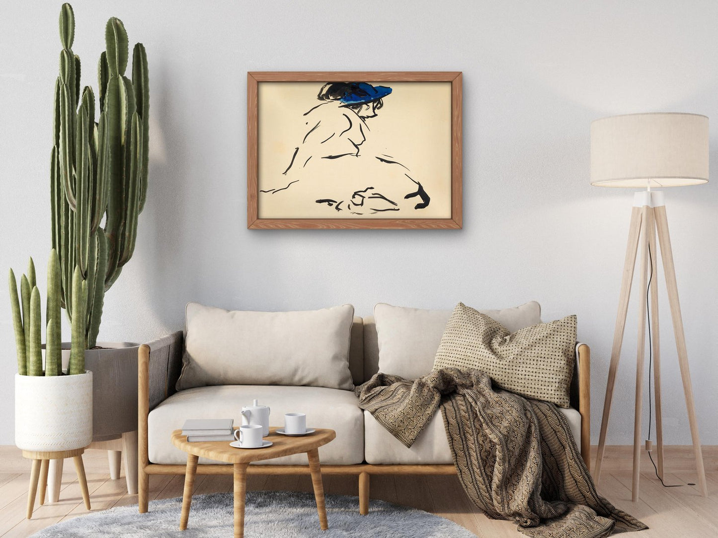Woman Seated on Ground by Francis Cadell, 1915, Art Deco and American Modernism, fine art print