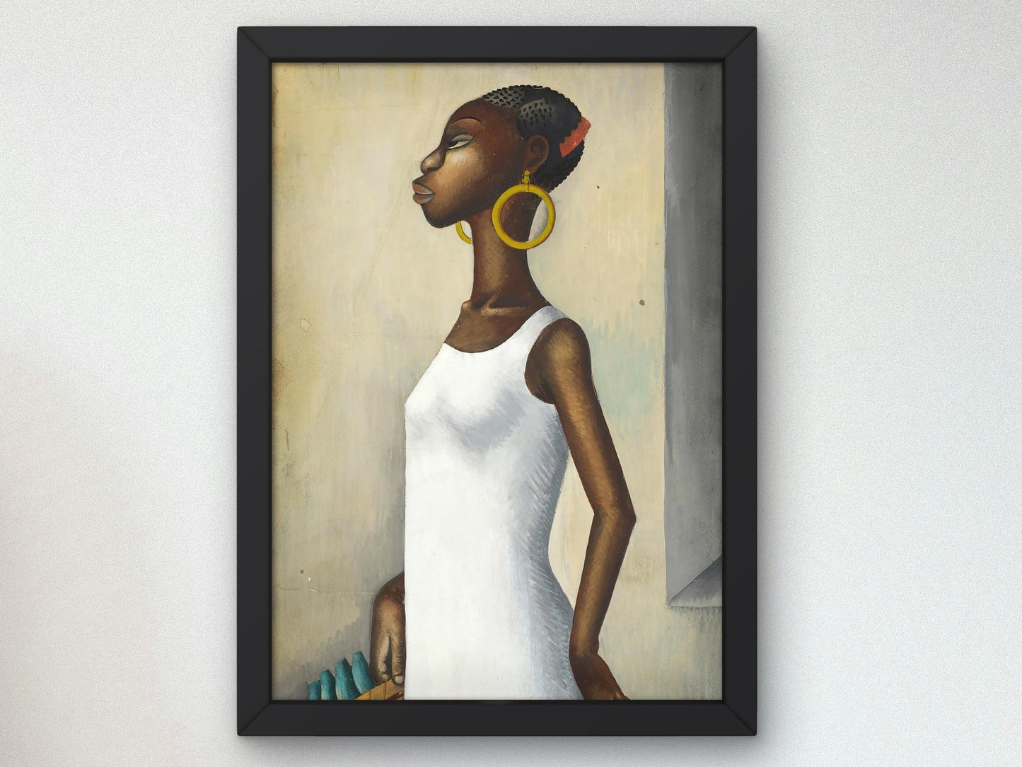 Woman with Basket by Miguel Covarrubias, 1940, Art Deco and American Modernism, fine art print