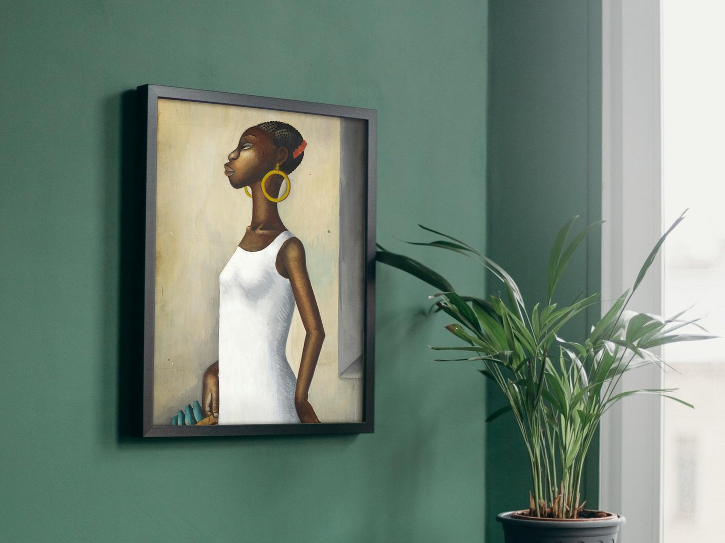 Woman with Basket by Miguel Covarrubias, 1940, Art Deco and American Modernism, fine art print