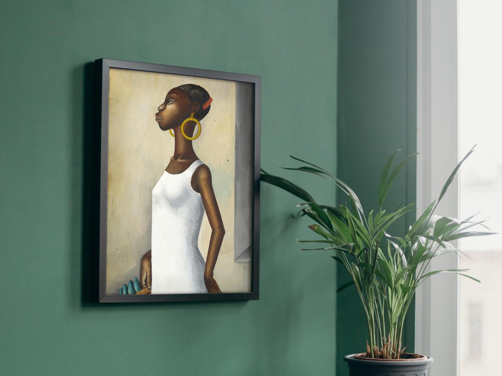 Woman with Basket by Miguel Covarrubias, 1940, Art Deco and American Modernism, fine art print