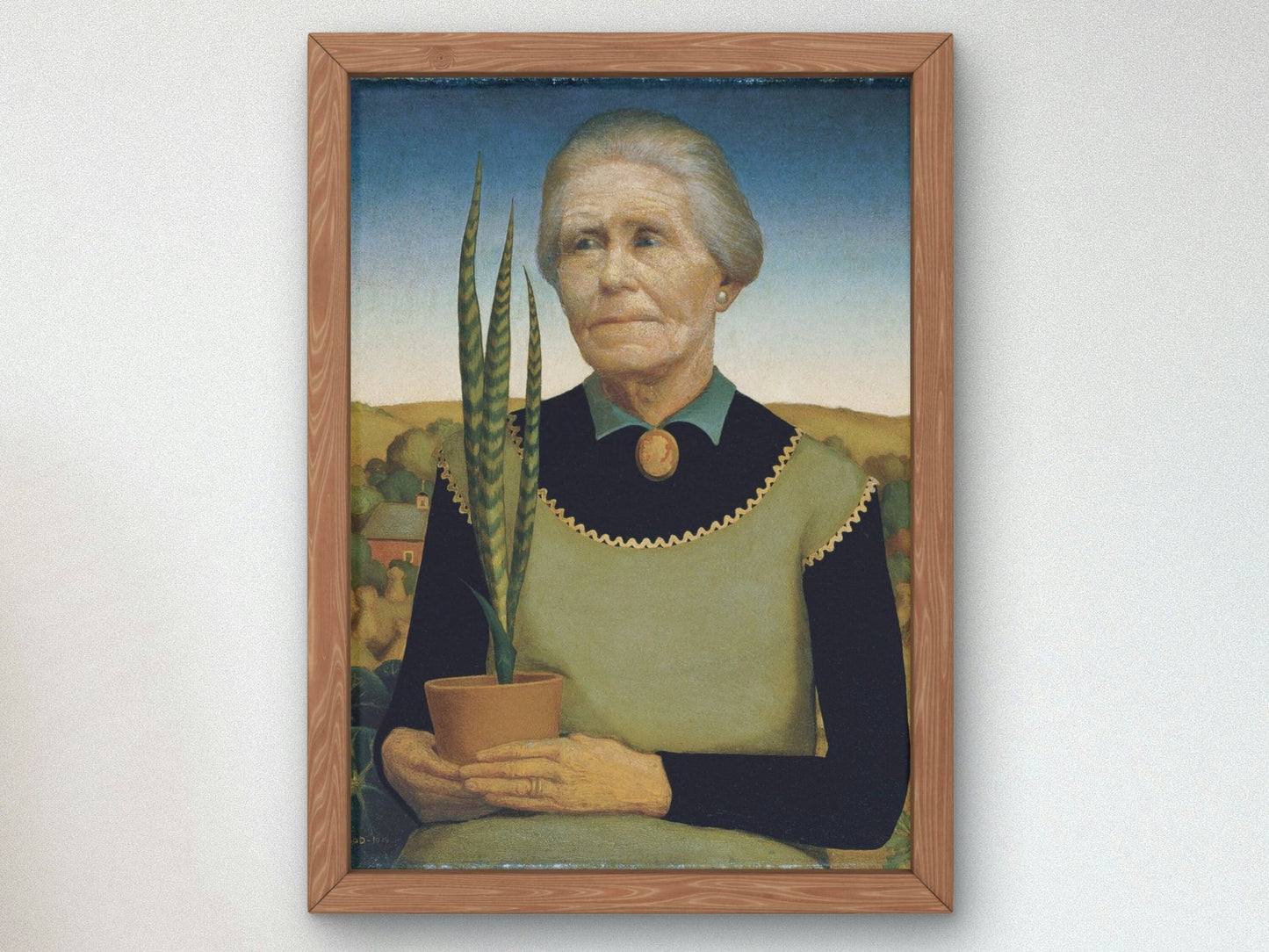 Grant Wood, 1929, Art Deco and American Modernism, fine art print