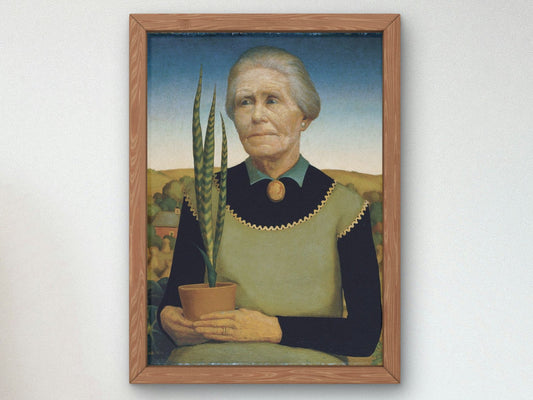Grant Wood, 1929, Art Deco and American Modernism, fine art print