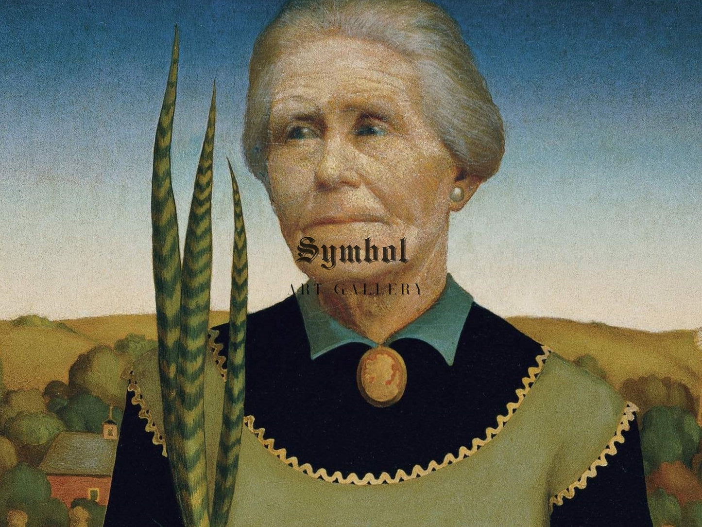 Grant Wood, 1929, Art Deco and American Modernism, fine art print