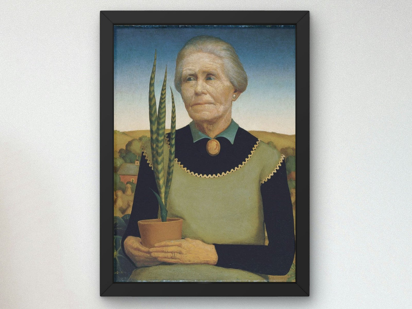 Grant Wood, 1929, Art Deco and American Modernism, fine art print