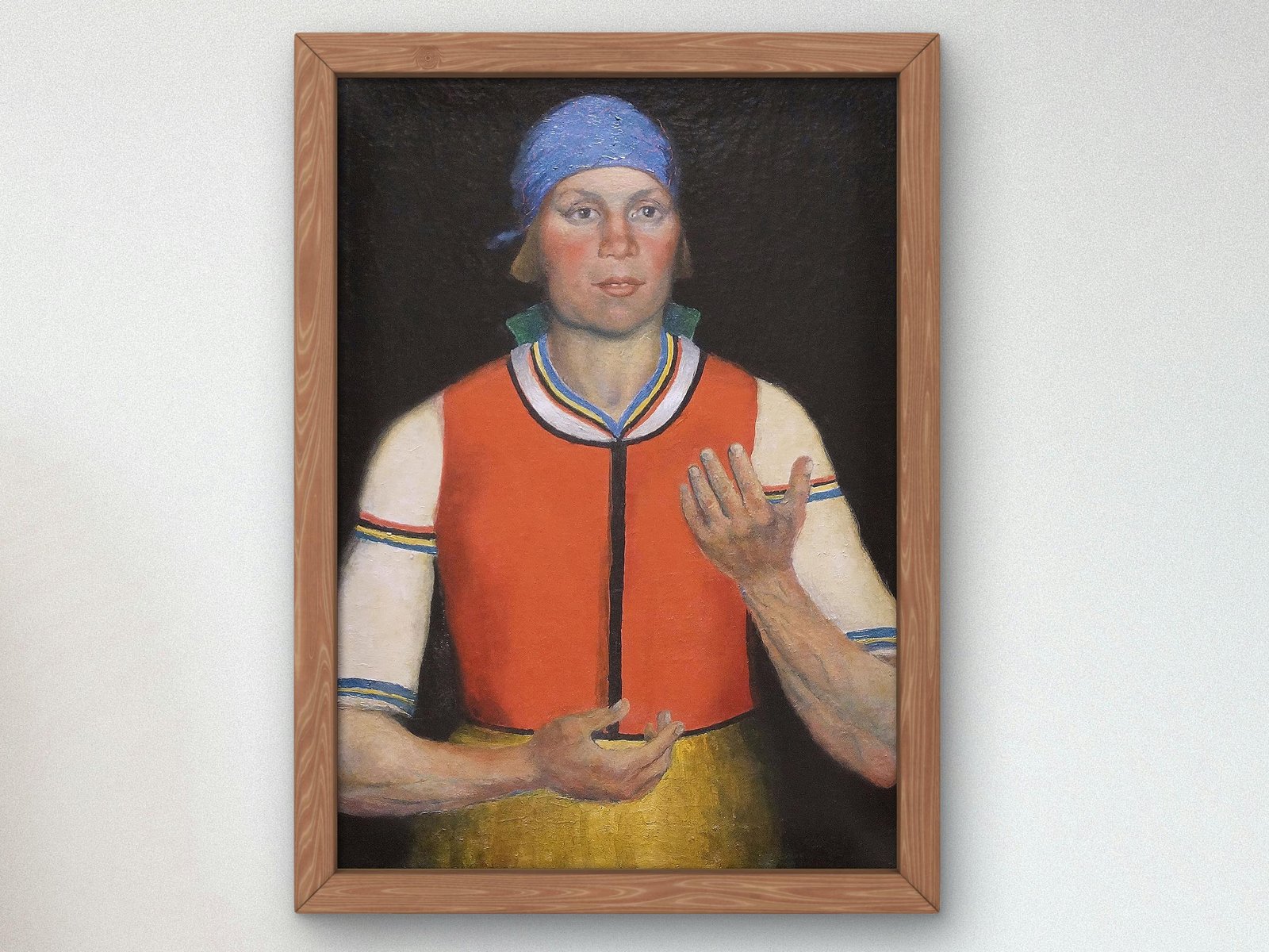 Woman Worker by Kazimir Malevich, 1933, Futurism and Constructivism, fine art print