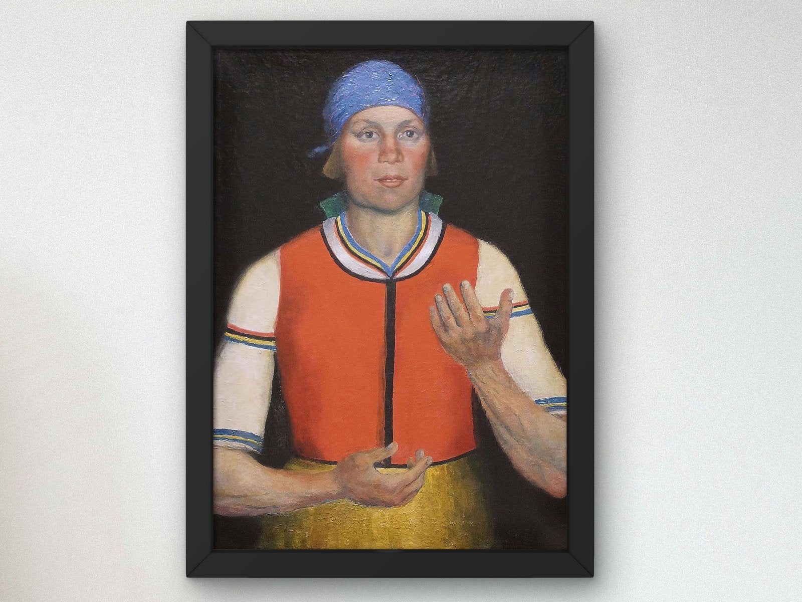 Woman Worker by Kazimir Malevich, 1933, Futurism and Constructivism, fine art print