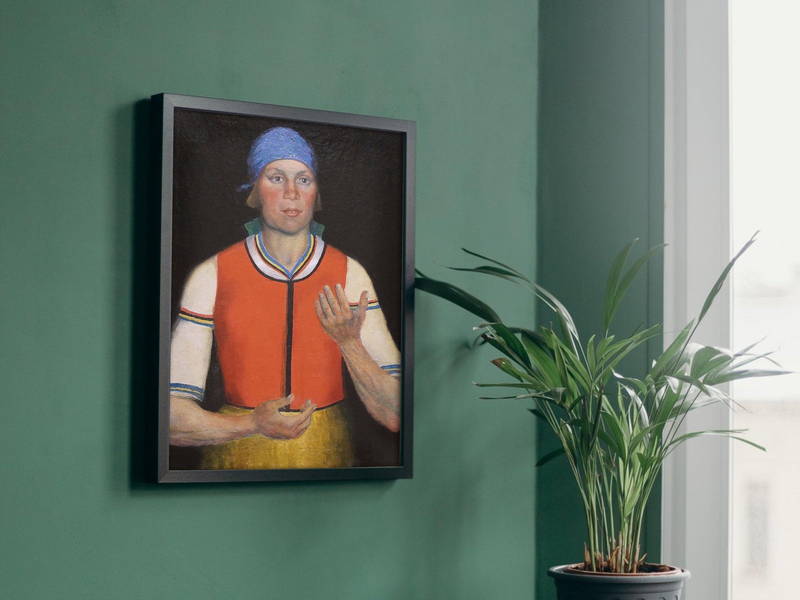 Woman Worker by Kazimir Malevich, 1933, Futurism and Constructivism, fine art print