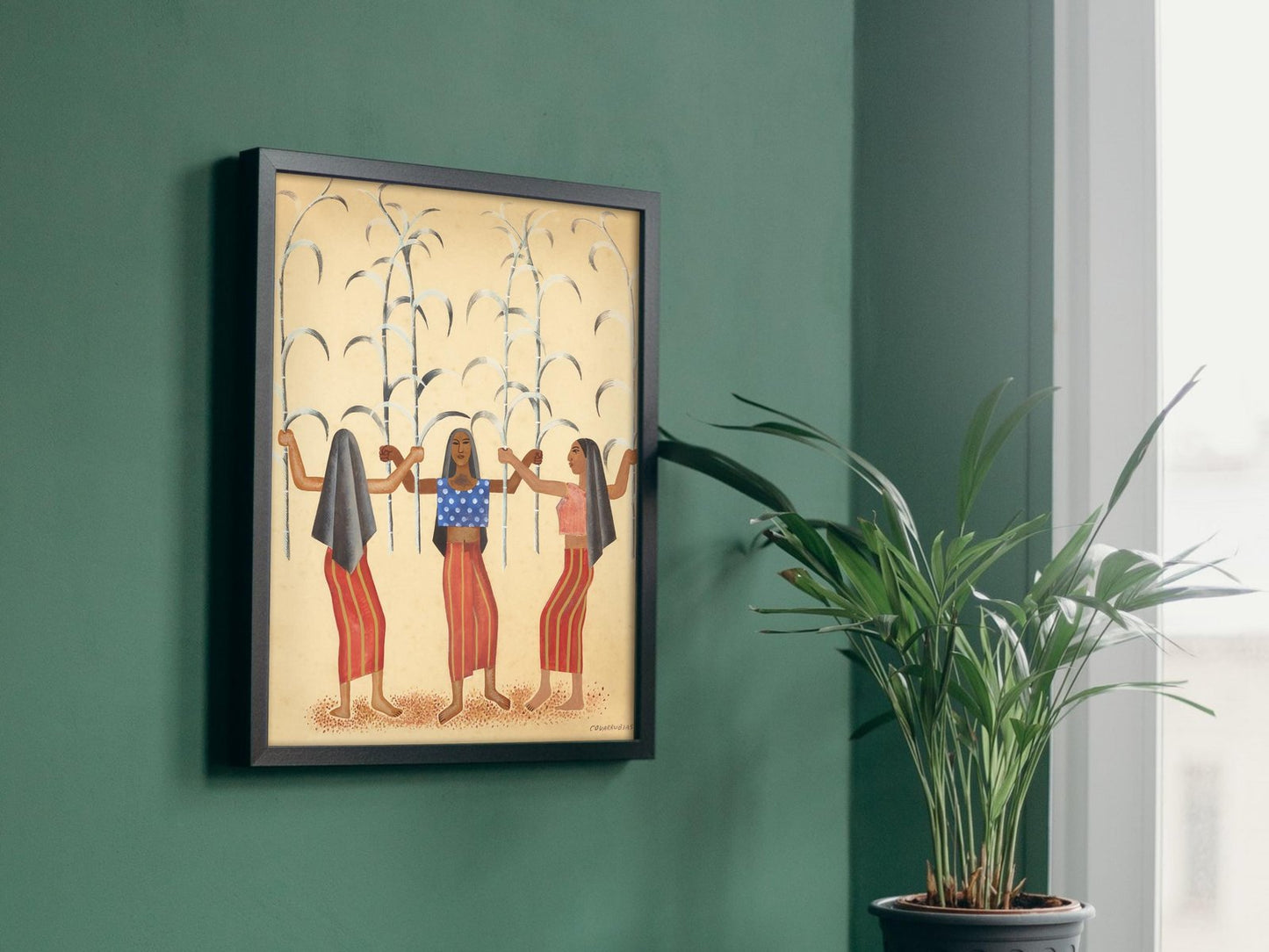 Women in Sugarcane Field by Miguel Covarrubias, 1935, Art Deco and American Modernism, fine art print