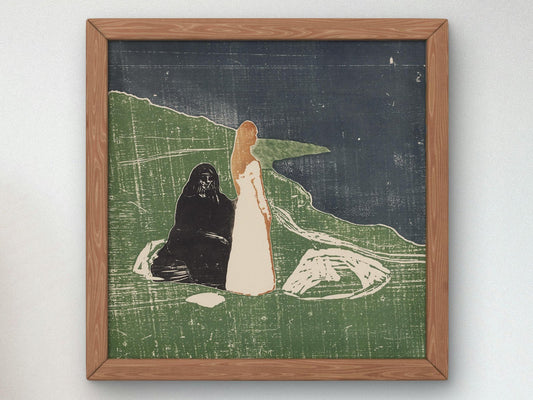 Women on the Seashore by Edvard Munch, 1898, Expressionism and Fauvism, fine art print