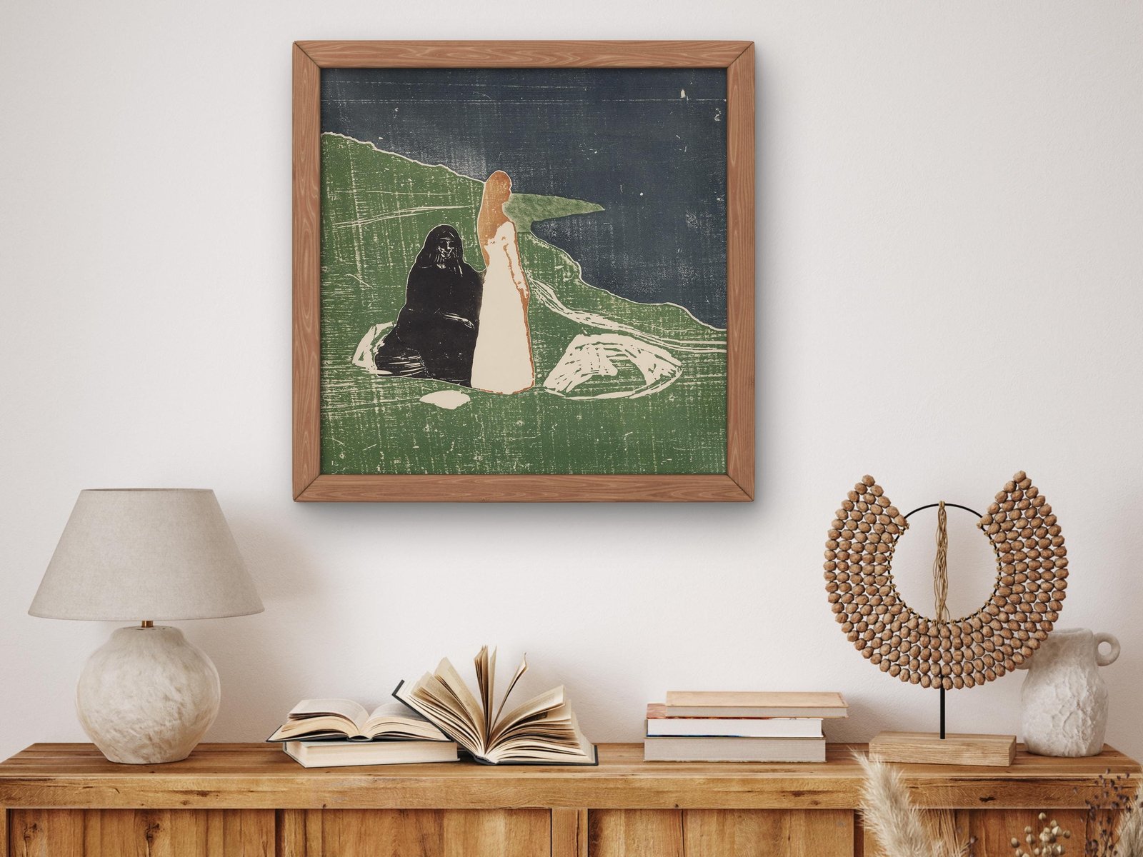 Women on the Seashore by Edvard Munch, 1898, Expressionism and Fauvism, fine art print