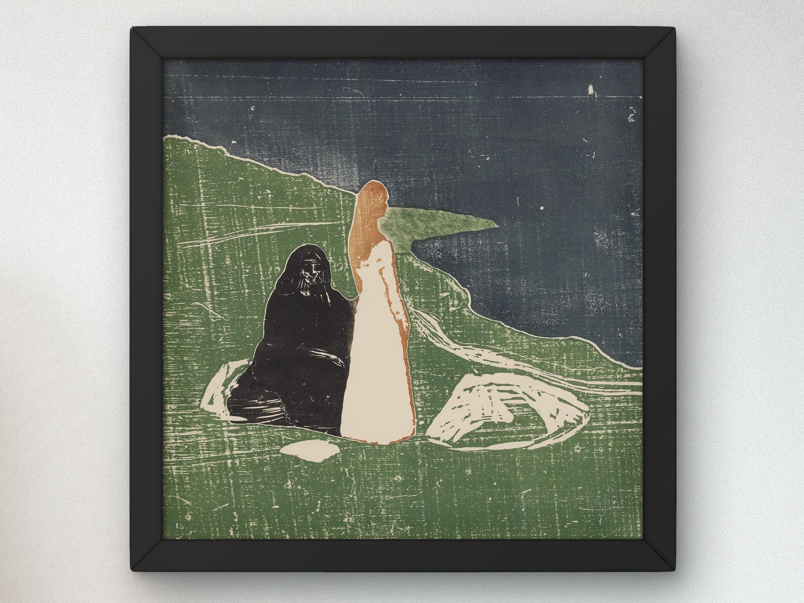 Women on the Seashore by Edvard Munch, 1898, Expressionism and Fauvism, fine art print
