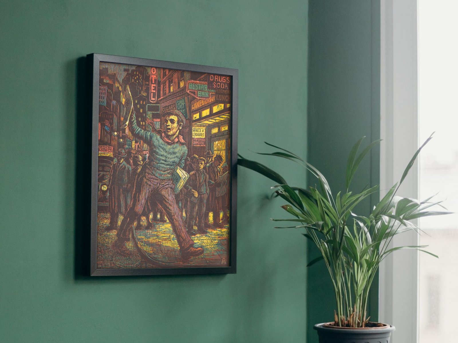Wuxtry by Albert Abramovitz, 1935, Art Deco and American Modernism, fine art print