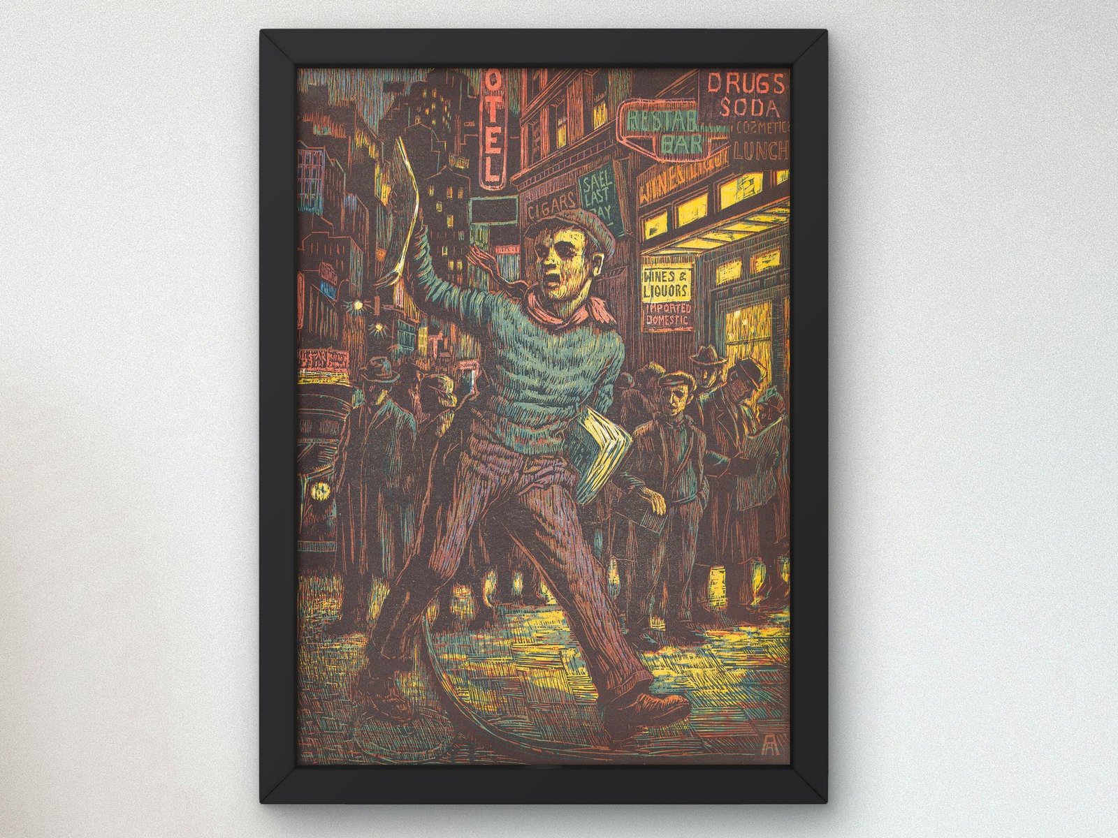 Wuxtry by Albert Abramovitz, 1935, Art Deco and American Modernism, fine art print