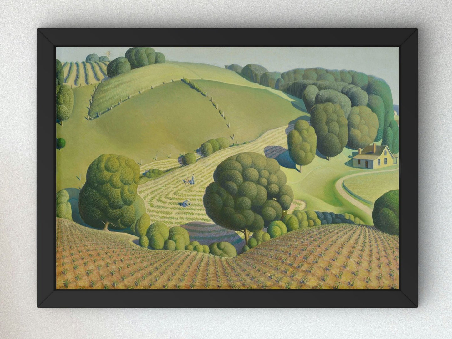 Young Corn by Grant Wood, 1931, Art Deco and American Modernism, fine art print