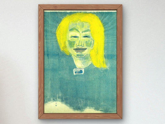 Young Danish Girl by Emil Nolde, 1913, Expressionism and Fauvism, fine art print