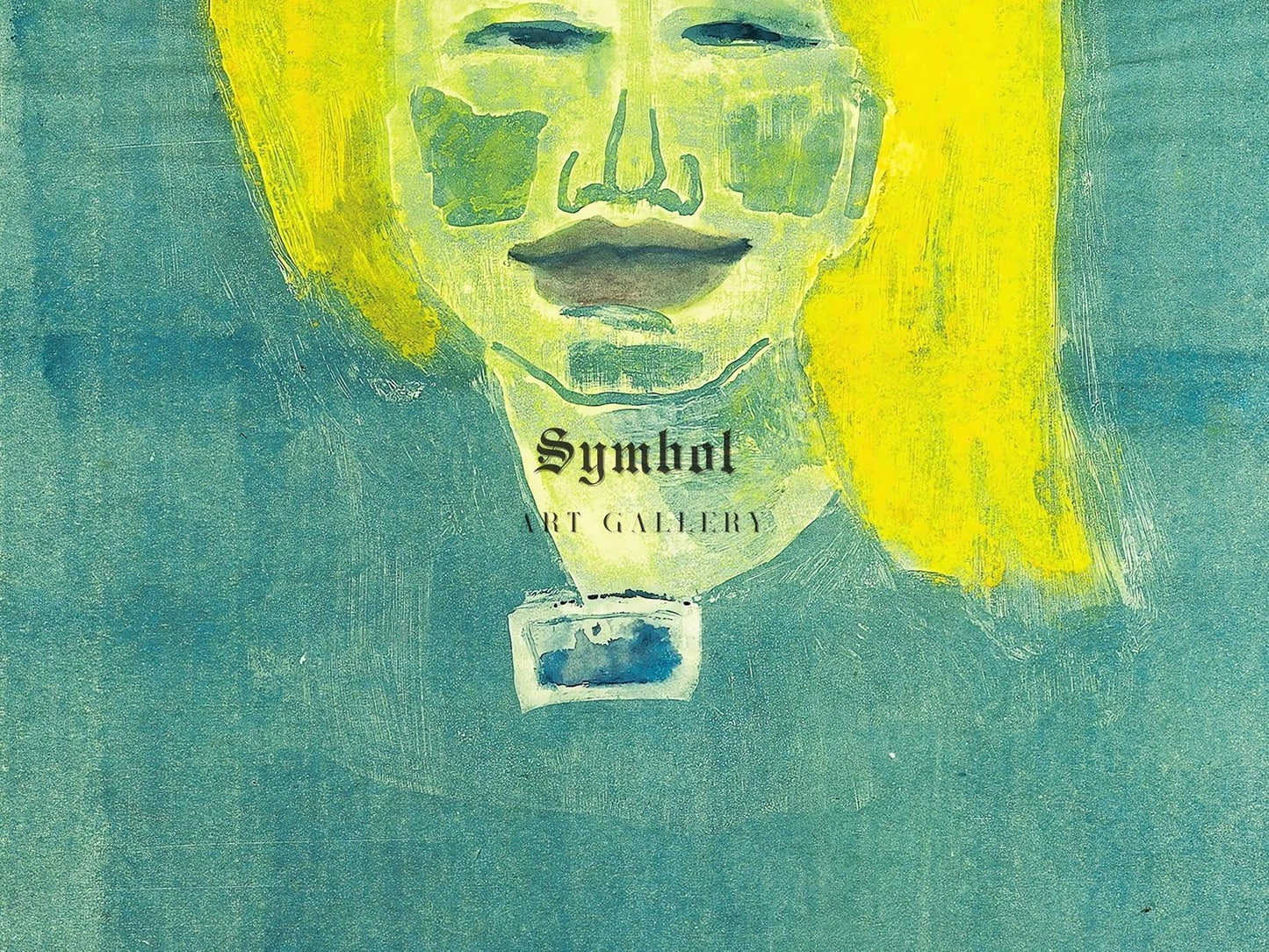 Young Danish Girl by Emil Nolde, 1913, Expressionism and Fauvism, fine art print