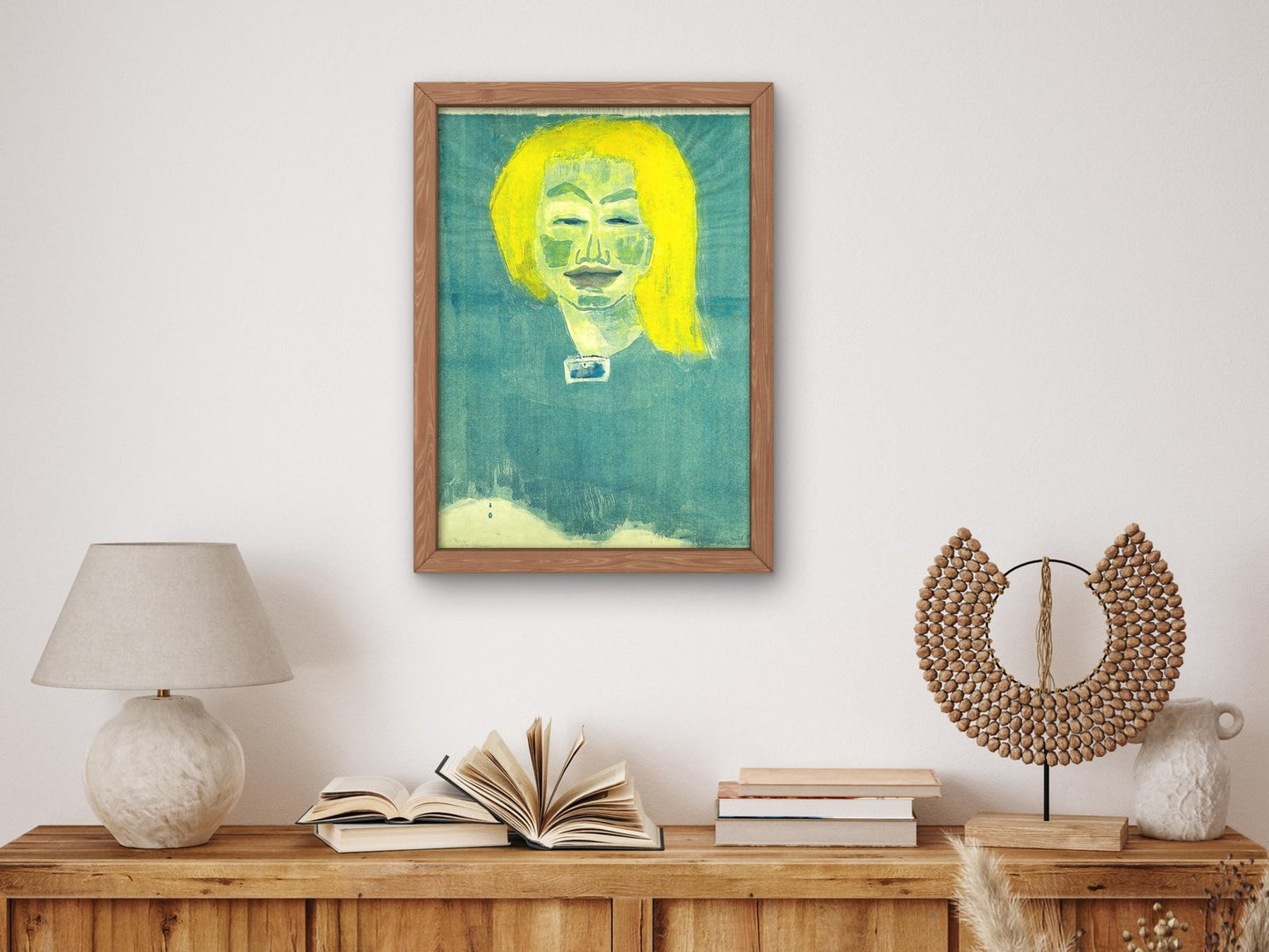 Young Danish Girl by Emil Nolde, 1913, Expressionism and Fauvism, fine art print