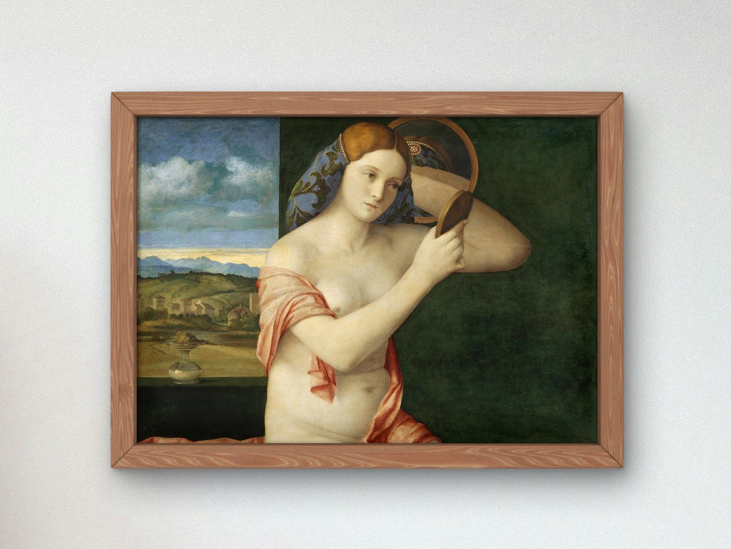 Young Woman at Her Toilette by Giovanni Bellini, 1515, Renaissance, fine art print