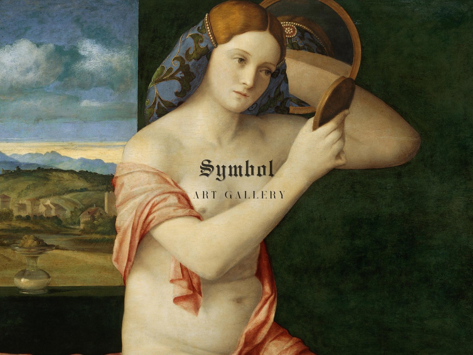 Young Woman at Her Toilette by Giovanni Bellini, 1515, Renaissance, fine art print