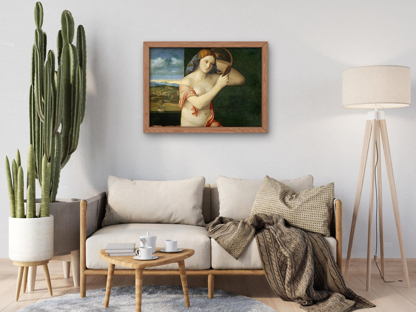 Young Woman at Her Toilette by Giovanni Bellini, 1515, Renaissance, fine art print