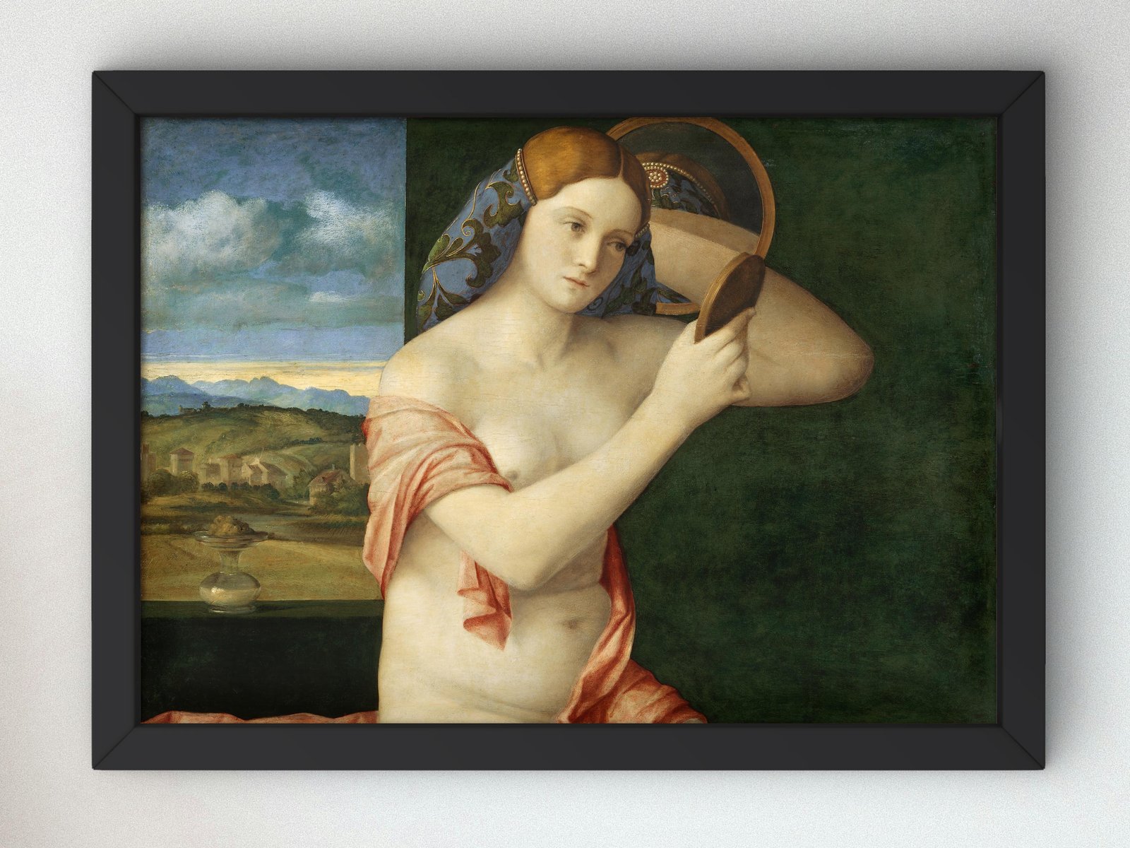 Young Woman at Her Toilette by Giovanni Bellini, 1515, Renaissance, fine art print
