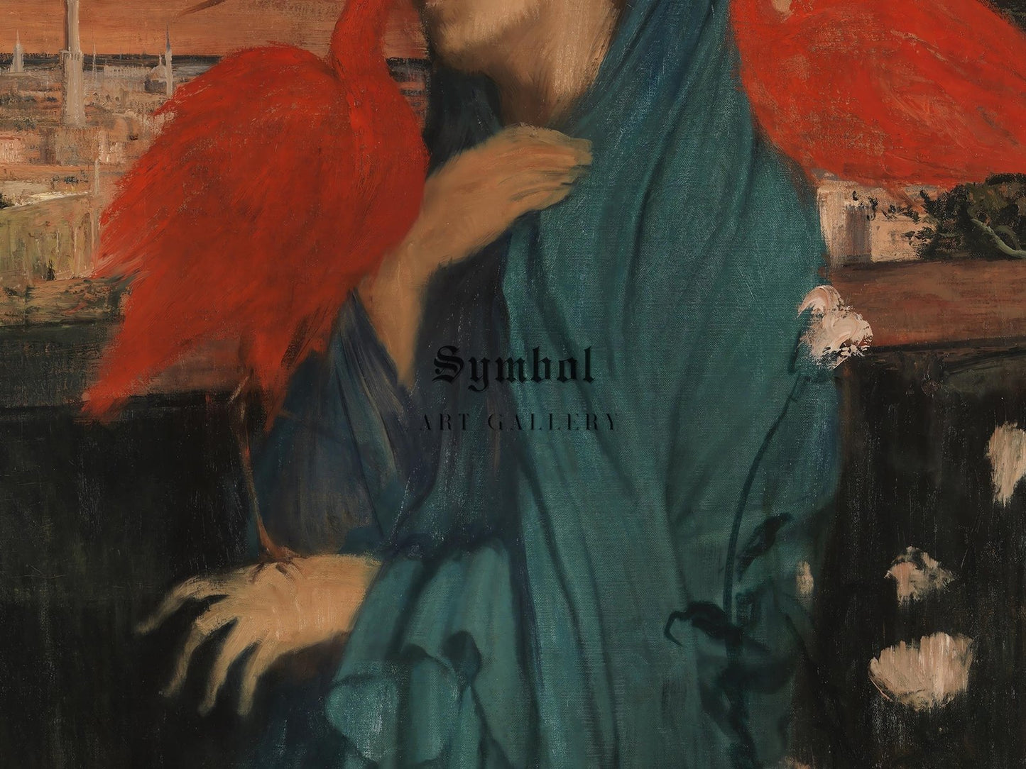 Young Woman with Ibis by Edgar Degas, 1862, Realism and Naturalism, fine art print
