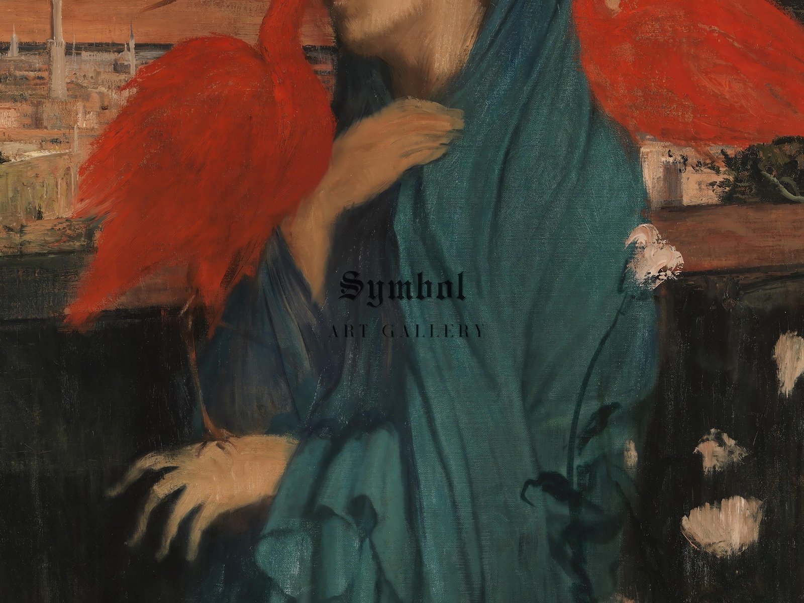 Young Woman with Ibis by Edgar Degas, 1862, Realism and Naturalism, fine art print
