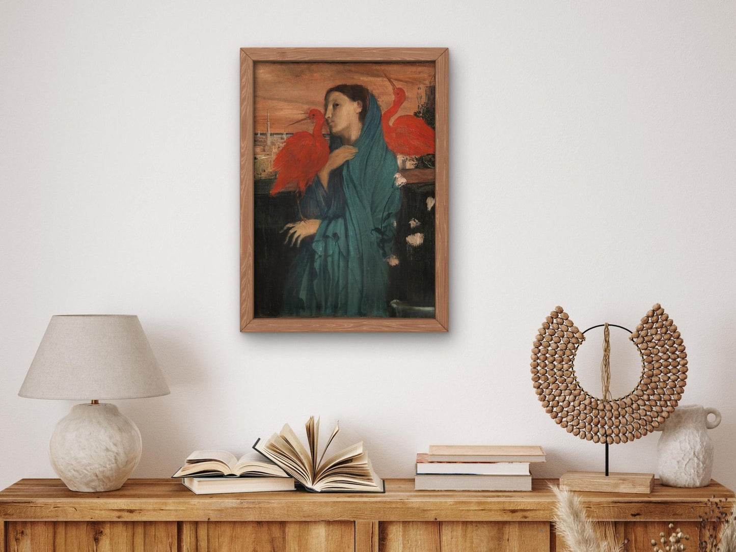 Young Woman with Ibis by Edgar Degas, 1862, Realism and Naturalism, fine art print